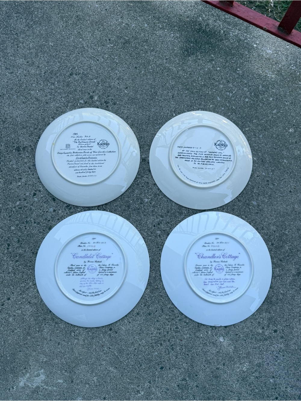 Knowles Collector Plates - Picture 2 of 3
